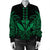 Hawaii Polynesian Kanaka Kakau Bomber Jacket - Alan Style Green - AH - Polynesian Pride