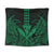 Hawaii Polynesian Kanaka Kakau Tapestry - Alan Style Green - AH Wall Tapestry Black - Polynesian Pride