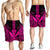 Hawaii Polynesian Kanaka Kakau Men's Shorts - Alan Style Pink - AH - Polynesian Pride