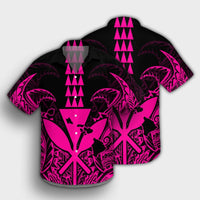 Hawaii Polynesian Kanaka Kakau Hawaiian Shirt - Alan Style Pink - AH - Polynesian Pride