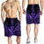 Hawaii Polynesian Kanaka Kakau Men's Shorts - Alan Style Purple - AH - Polynesian Pride