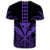 Hawaii Polynesian Kanaka Kakau T Shirt Alan Style Purple - Polynesian Pride