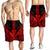 Hawaii Polynesian Kanaka Kakau Men's Shorts - Alan Style Red - AH - Polynesian Pride