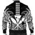 Hawaii Polynesian Kanaka Kakau Bomber Jacket - Alan Style White - AH - Polynesian Pride