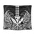 Hawaii Polynesian Kanaka Kakau Tapestry - Alan Style White - AH Wall Tapestry Black - Polynesian Pride