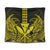 Hawaii Polynesian Kanaka Kakau Tapestry - Alan Style Yellow - AH Wall Tapestry Black - Polynesian Pride