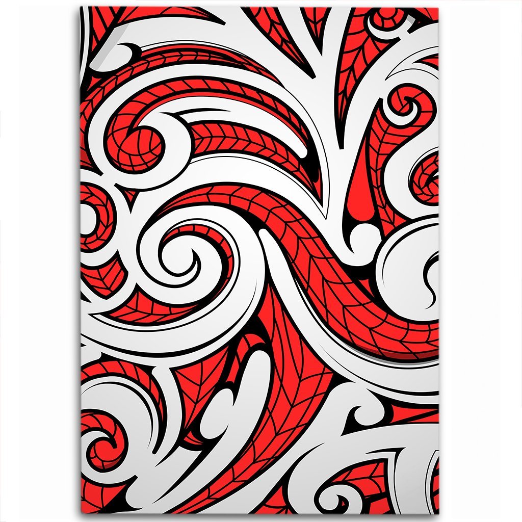 Hawaii Polynesian Maori Ethnic Ornament Red Area Rug - AH Luxurious - Polynesian Pride