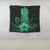 Hawaii Polynesian Pineapple Hibiscus Tapestry - Green - AH - Polynesian Pride