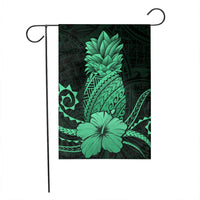Hawaii Polynesian Pineapple Hibiscus Flag - Green - AH - Polynesian Pride