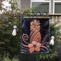 Hawaii Polynesian Pineapple Hibiscus Flag - Orange - AH - Polynesian Pride