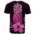 Hawaii Polynesian Pineapple Hibiscus T Shirt Pink - Polynesian Pride