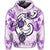 Hawaiian Polynesian Plumeria Hibiscus Turtle Hoodie Jack Style Pink - Polynesian Pride