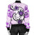 Hawaii Polynesian Plumeria Hibiscus Turtle Bomber Jacket - AH - Jack Style - Pink - Polynesian Pride