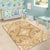 Hawaii Polynesian Plumeria Mix Gold Area Rug - AH - Polynesian Pride