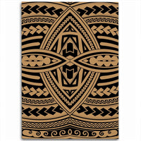 Hawaii Polynesian Seamless Gold Area Rug - AH Luxurious - Polynesian Pride