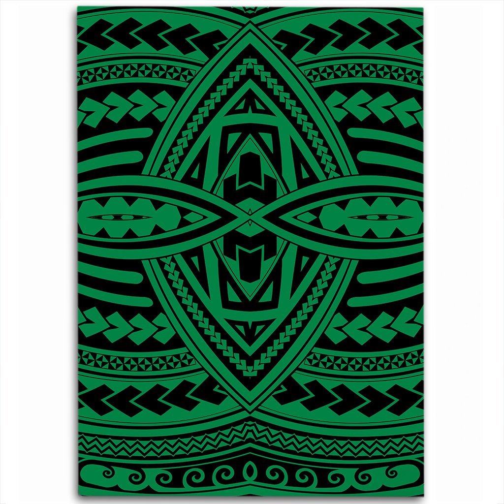 Hawaii Polynesian Seamless Green Area Rug - AH Luxurious - Polynesian Pride