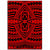 Hawaii Polynesian Seamless Red Area Rug - AH Luxurious - Polynesian Pride