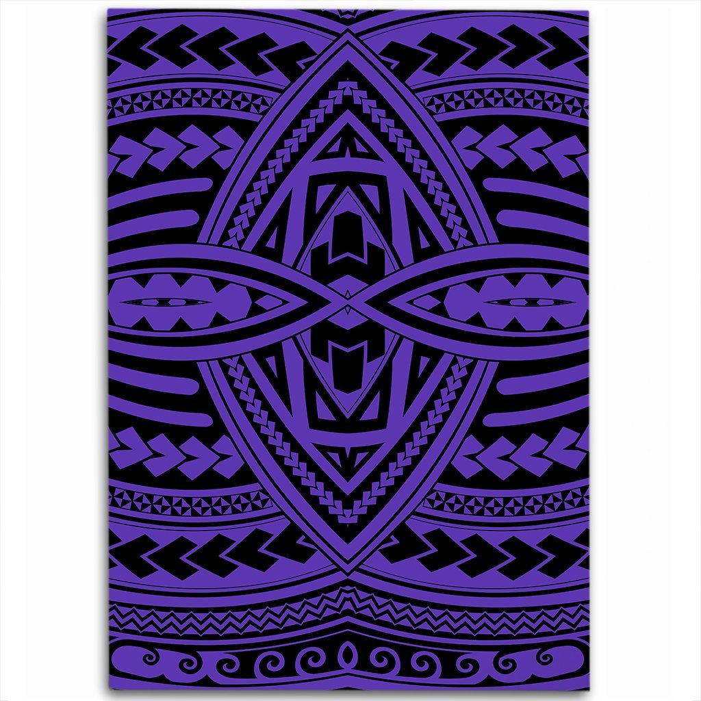 Hawaii Polynesian Seamless Violet Area Rug - AH Luxurious - Polynesian Pride