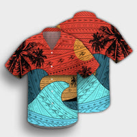 Hawaii Polynesian Sun Down Hawaiian Shirt - AH - Polynesian Pride