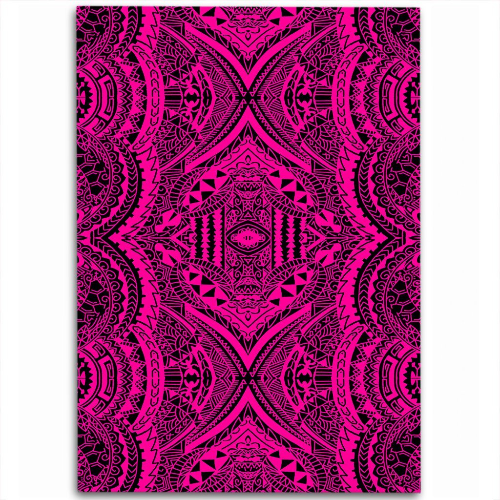 Hawaii Polynesian Symmetry Pink Area Rug - AH Luxurious - Polynesian Pride