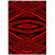 Hawaii Polynesian Tatau Red Area Rug - AH Luxurious - Polynesian Pride