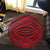 Hawaii Polynesian Tatau Red Round Carpet - AH - Polynesian Pride