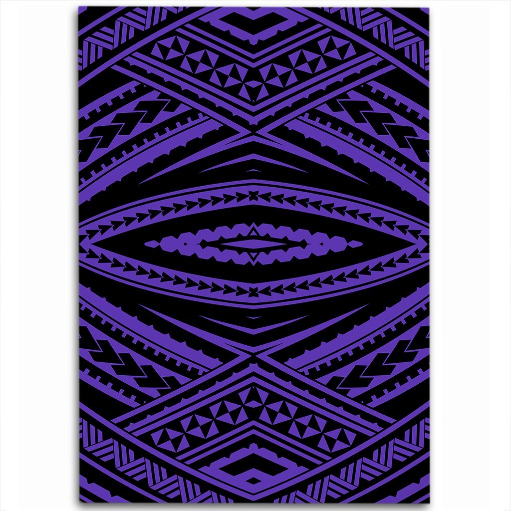 Hawaii Polynesian Tatau Violet Area Rug - AH Luxurious - Polynesian Pride