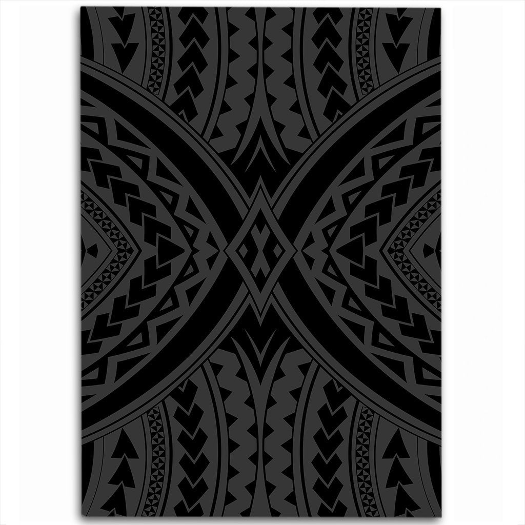 Hawaii Polynesian Tradition Gray Area Rug - AH Luxurious - Polynesian Pride