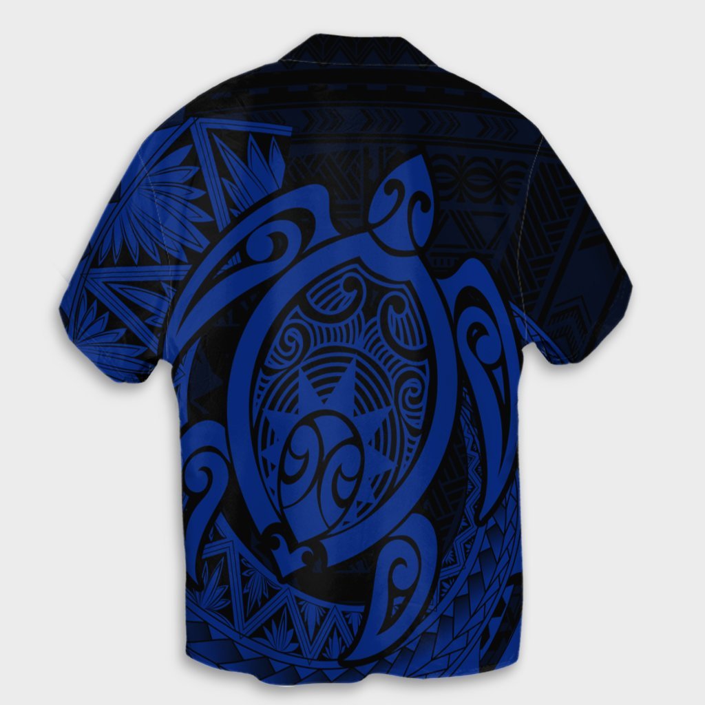 Hawaii Polynesian Turtle Hawaiian Shirt - Blue - AH - Polynesian Pride