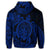 Hawaiian Polynesian Turtle Hoodie Blue - Polynesian Pride