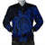 Hawaii Polynesian Turtle Bomber Jacket - Blue - AH Black Unisex - Polynesian Pride