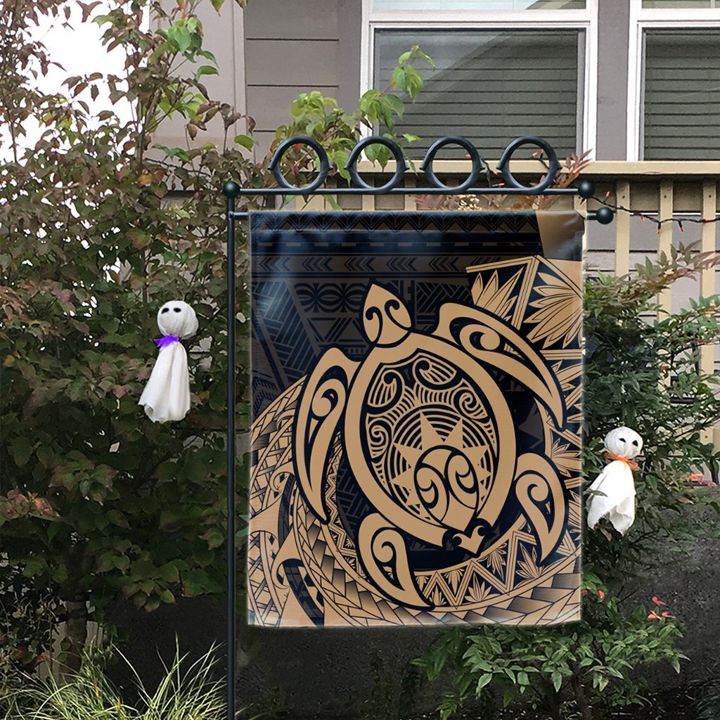 Hawaii Polynesian Turtle Flag - Gold - AH - Polynesian Pride