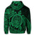 Hawaiian Polynesian Turtle Hoodie Green - Polynesian Pride