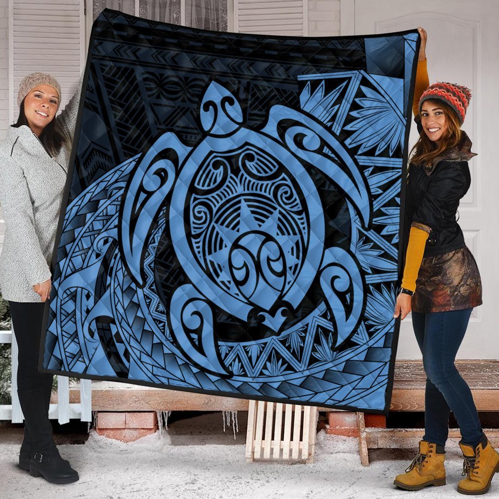 Hawaii Polynesian Turtle Premium Quilts - Pastel - AH - Polynesian Pride