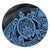 Hawaii Polynesian Turtle Round Carpet - Pastel - AH Round Carpet Luxurious Plush - Polynesian Pride