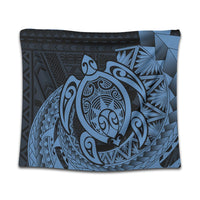 Hawaii Polynesian Turtle Tapestry - Pastel - AH Wall Tapestry Black - Polynesian Pride