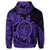 Hawaiian Polynesian Turtle Hoodie Purple - Polynesian Pride