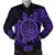 Hawaii Polynesian Turtle Bomber Jacket - Purple - AH Black Unisex - Polynesian Pride