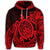 Hawaiian Polynesian Turtle Hoodie Red - Polynesian Pride