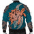 Hawaii Polynesian Turtle Hibiscus Bomber Jacket - AH - Polynesian Pride