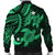 Hawaii Polynesian Turtle Hibiscus Bomber Jacket - Green - AH - Polynesian Pride