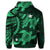 Hawaiian Polynesian Turtle Hibiscus Hoodie Green - Polynesian Pride