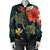 Hawaii Polynesian Turtle Hibiscus Bomber Jacket - Nolan Style - AH - Polynesian Pride