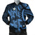 Hawaii Polynesian Turtle Hibiscus Bomber Jacket - Pastel Blue - AH Black Unisex - Polynesian Pride