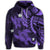 Hawaiian Polynesian Turtle Hibiscus Hoodie Purple - Polynesian Pride