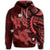 Hawaiian Polynesian Turtle Hibiscus Hoodie Red - Polynesian Pride