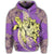 Hawaiian Polynesian Turtle Hibiscus Hoodie Yellow - Polynesian Pride