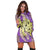 Hawaii Polynesian Turtle Hibiscus Hoodie Dress - Yellow - AH - Polynesian Pride