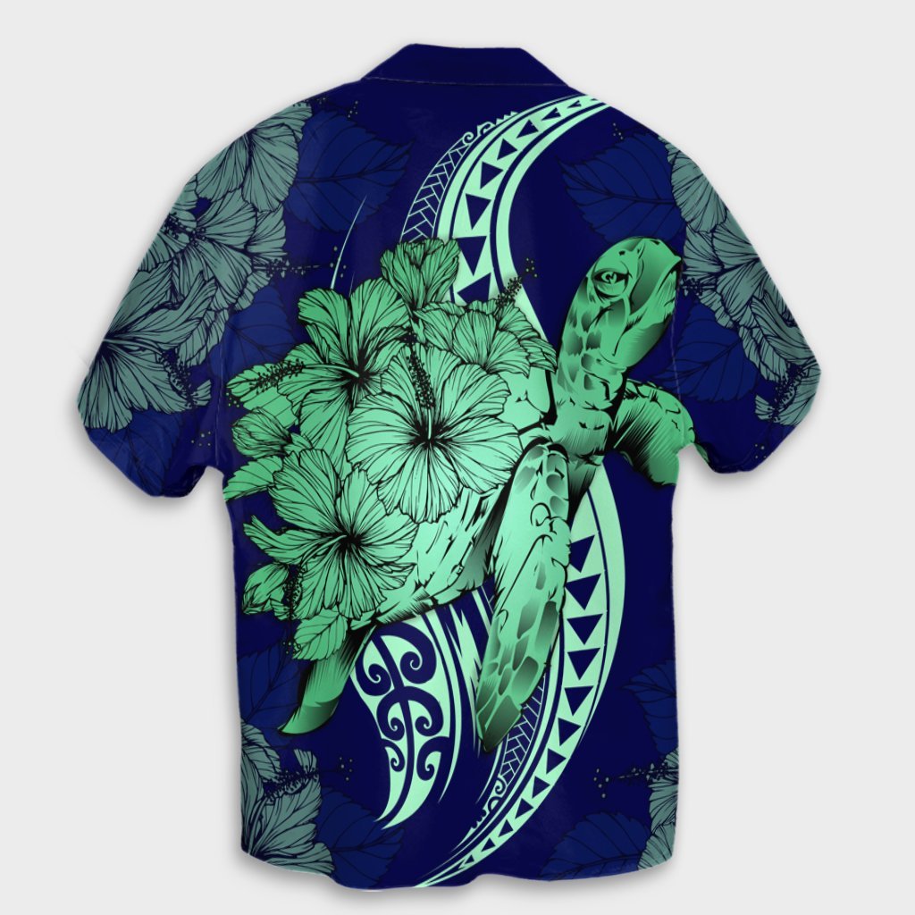 Hawaii Polynesian Turtle Hibiscus Hawaiian Shirt1 - AH - Polynesian Pride