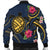 Hawaii Polynesian Turtle Hibiscus Plumeria Bomber Jacket - Nane Style - AH - Polynesian Pride